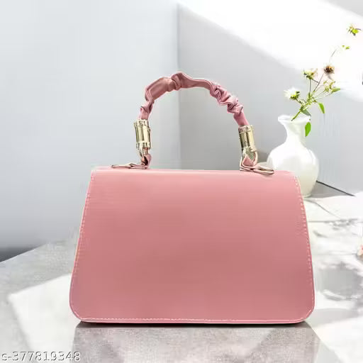 Graceful Stylish Slingbags Luxury High Quality PU Leather Women Shoulder Bag (Pink)