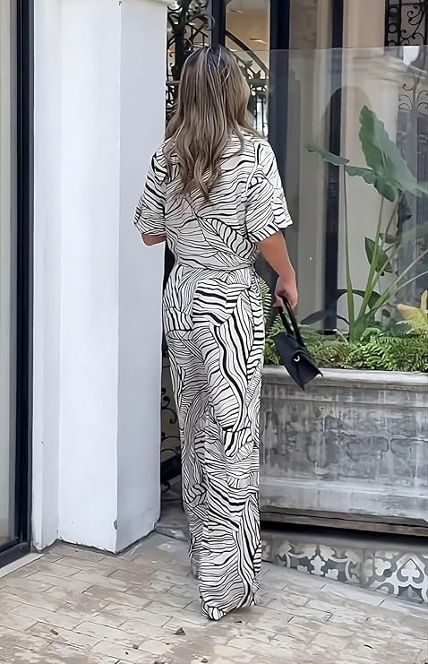Leriya Fashion Womens Co-ord Set Stylish | Summer Cord Set | Jumpsuit for Western Party Suit | Formal Office Wear & Casual Look | Summer Travel Co Ord Set Beach & Holiday Look